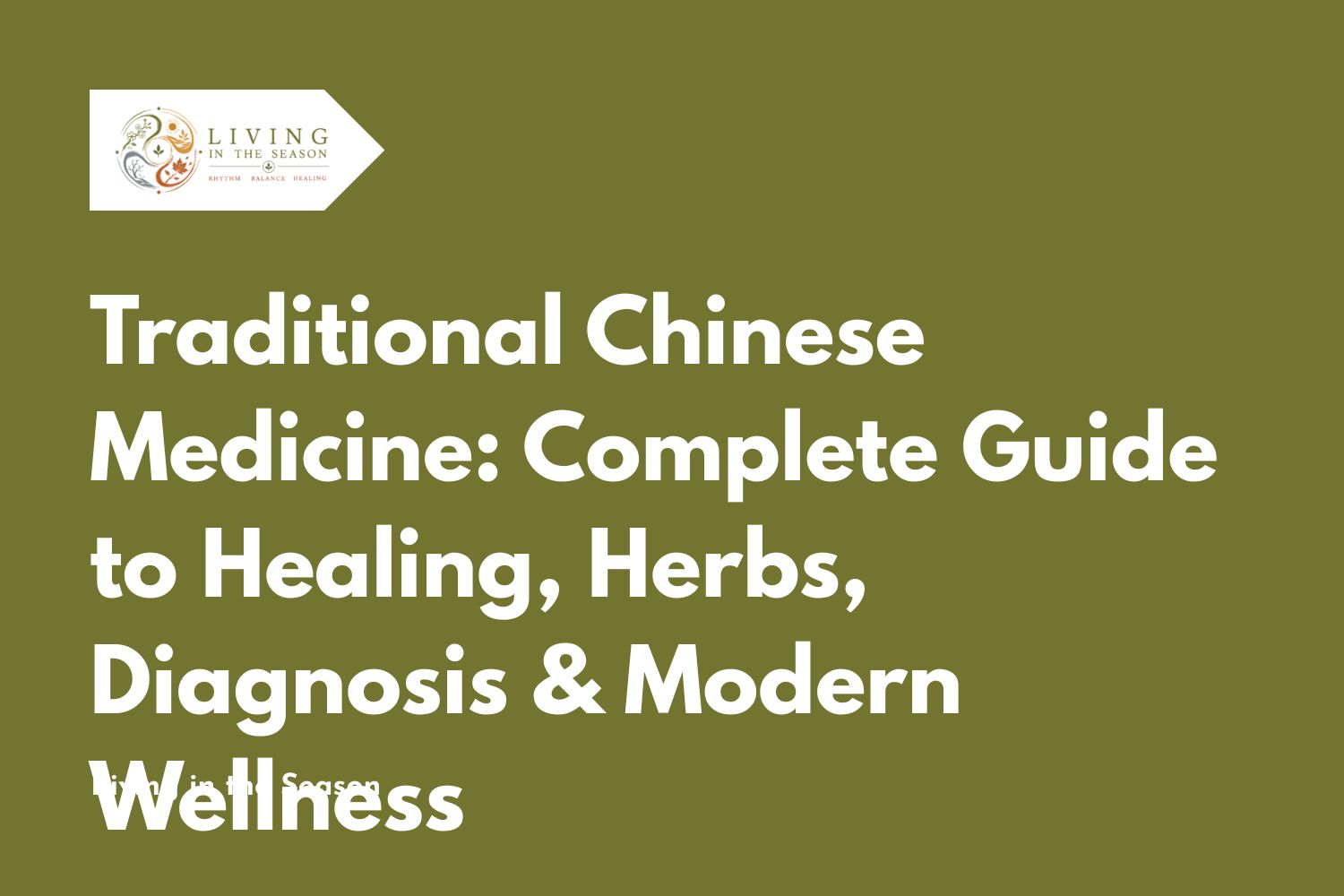Traditional Chinese Medicine: Complete Guide to Healing, Herbs, Diagnosis & Modern Wellness